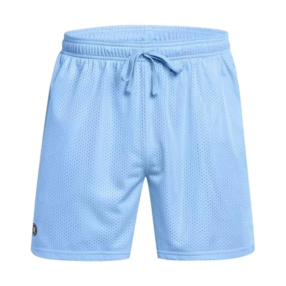 Under Armour® (Men's XL) Icon™ Mesh 5" Shorts in Carolina Blue
